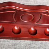 Maxbell Snooker Pool Cue Rack Rod Organizer Wooden Storage Wall Mounted Table Sticks