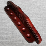 Maxbell Snooker Pool Cue Rack Rod Organizer Wooden Storage Wall Mounted Table Sticks
