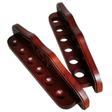 Maxbell Snooker Pool Cue Rack Rod Organizer Wooden Storage Wall Mounted Table Sticks