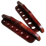 Maxbell Snooker Pool Cue Rack Rod Organizer Wooden Storage Wall Mounted Table Sticks