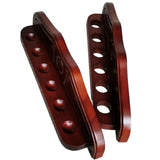 Maxbell Snooker Pool Cue Rack Rod Organizer Wooden Storage Wall Mounted Table Sticks