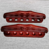Maxbell Snooker Pool Cue Rack Rod Organizer Wooden Storage Wall Mounted Table Sticks