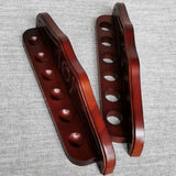 Maxbell Snooker Pool Cue Rack Rod Organizer Wooden Storage Wall Mounted Table Sticks