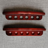 Maxbell Snooker Pool Cue Rack Rod Organizer Wooden Storage Wall Mounted Table Sticks