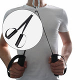 Maxbell Fitness Tricep Rope Pull Down Cable Machine Attachment Workout Tricep Strap