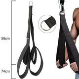 Maxbell Tricep Rope Pull Down Pulley System Overhead Pull Back Comfortable Cable