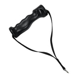 Maxbell 2 Pieces Cable Machine Attachment Handles Gym Accessory Black Nylon Yoga