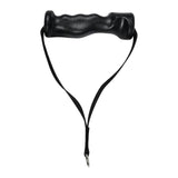 Maxbell 2 Pieces Cable Machine Attachment Handles Gym Accessory Black Nylon Yoga