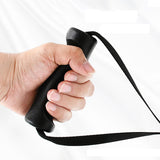 Maxbell 2 Pieces Cable Machine Attachment Handles Gym Accessory Black Nylon Yoga