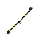 Maxbell 27Inches Gym Triceps Rope for Cable Pulley System Pulldown Machine Handle Colorful 1100mm×28mm