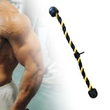 Maxbell 27Inches Gym Triceps Rope for Cable Pulley System Pulldown Machine Handle Colorful 1100mm×28mm