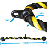 Maxbell 27Inches Gym Triceps Rope for Cable Pulley System Pulldown Machine Handle Colorful 1100mm×28mm