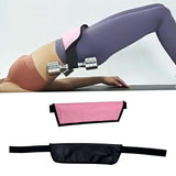 Maxbell Hip Thrust Belt Fittings Cushion Durable for Kettlebell Weightlifting Women Pink