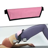Maxbell Hip Thrust Belt Fittings Cushion Durable for Kettlebell Weightlifting Women Pink