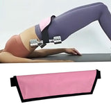 Maxbell Hip Thrust Belt Fittings Cushion Durable for Kettlebell Weightlifting Women Pink