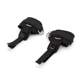 Maxbell 2 Pieces Ankle Straps Pedal Rope Glute Exercises Workout Ankle Cuff Set Black