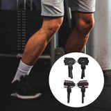 Maxbell 2 Pieces Ankle Straps Pedal Rope Glute Exercises Workout Ankle Cuff Set Black