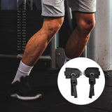 Maxbell 2 Pieces Ankle Straps Pedal Rope Glute Exercises Workout Ankle Cuff Set Black