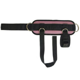 Maxbell 2 Pieces Ankle Straps Pedal Rope Glute Exercises Workout Ankle Cuff Set Pink