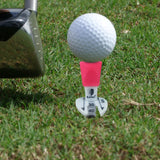 Maxbell Golf Tee Ball Holder Adjustable Height for Golf Training Indoor Outdoor Pink