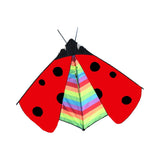 Maxbell Delta Kite Fly Kite Huge Wingspan Triangle Ladybug Kite for Sports Garden