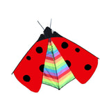 Maxbell Delta Kite Fly Kite Huge Wingspan Triangle Ladybug Kite for Sports Garden