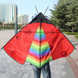 Maxbell Delta Kite Fly Kite Huge Wingspan Triangle Ladybug Kite for Sports Garden