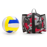 Maxbell Basketball Bag Backpack Waterproof Mesh Pockets for Football Volleyball red