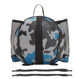 Maxbell Basketball Bag Backpack Waterproof Mesh Pockets for Football Volleyball blue