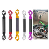 Maxbell Bicycle Handle Bar Extension Holder Bracket Folding Bike Handlebar Extender Black