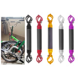 Maxbell Bicycle Handle Bar Extension Holder Bracket Folding Bike Handlebar Extender Black