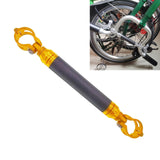 Maxbell Bicycle Handle Bar Extension Holder Bracket Folding Bike Handlebar Extender Gold