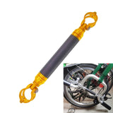 Maxbell Bicycle Handle Bar Extension Holder Bracket Folding Bike Handlebar Extender Gold