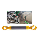 Maxbell Bicycle Handle Bar Extension Holder Bracket Folding Bike Handlebar Extender Gold