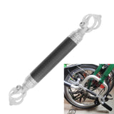 Maxbell Bicycle Handle Bar Extension Holder Bracket Folding Bike Handlebar Extender Silver