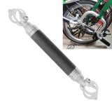 Maxbell Bicycle Handle Bar Extension Holder Bracket Folding Bike Handlebar Extender Silver