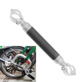 Maxbell Bicycle Handle Bar Extension Holder Bracket Folding Bike Handlebar Extender Silver