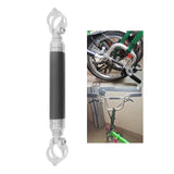 Maxbell Bicycle Handle Bar Extension Holder Bracket Folding Bike Handlebar Extender Silver