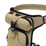 Maxbell Waist Leg Pouch Bag for Hiking Climbing Casual Daypack Stylish Khaki