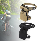Maxbell Waist Leg Pouch Bag for Hiking Climbing Casual Daypack Stylish Khaki