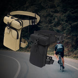 Maxbell Waist Leg Pouch Bag for Hiking Climbing Casual Daypack Stylish Khaki