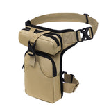 Maxbell Waist Leg Pouch Bag for Hiking Climbing Casual Daypack Stylish Khaki