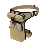 Maxbell Waist Leg Pouch Bag for Hiking Climbing Casual Daypack Stylish Khaki