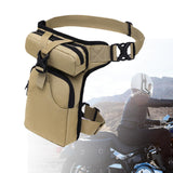 Maxbell Waist Leg Pouch Bag for Hiking Climbing Casual Daypack Stylish Khaki
