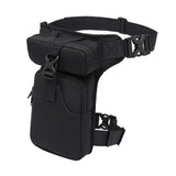 Maxbell Waist Leg Pouch Bag for Hiking Climbing Casual Daypack Stylish Black