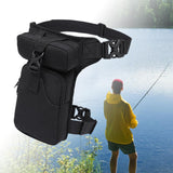 Maxbell Waist Leg Pouch Bag for Hiking Climbing Casual Daypack Stylish Black