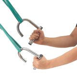 Maxbell Pull Down non Slip Fitness Resistance Bands Grip Handle for Triceps