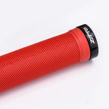 Maxbell Bicycle Handlebar Grips Shock Absorbing 22mm Bike Lockable Handle Grip Red