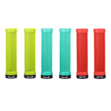 Maxbell Bicycle Handlebar Grips Shock Absorbing 22mm Bike Lockable Handle Grip Red