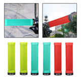 Maxbell Bicycle Handlebar Grips Shock Absorbing 22mm Bike Lockable Handle Grip Red